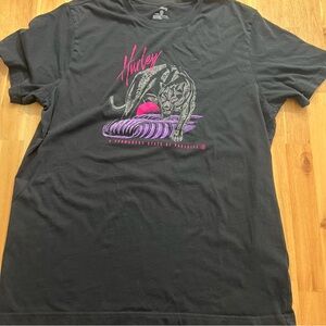 Hurley Men’s XL Graphic T-Shirt Black Panther Paradise Surf Skate Tee